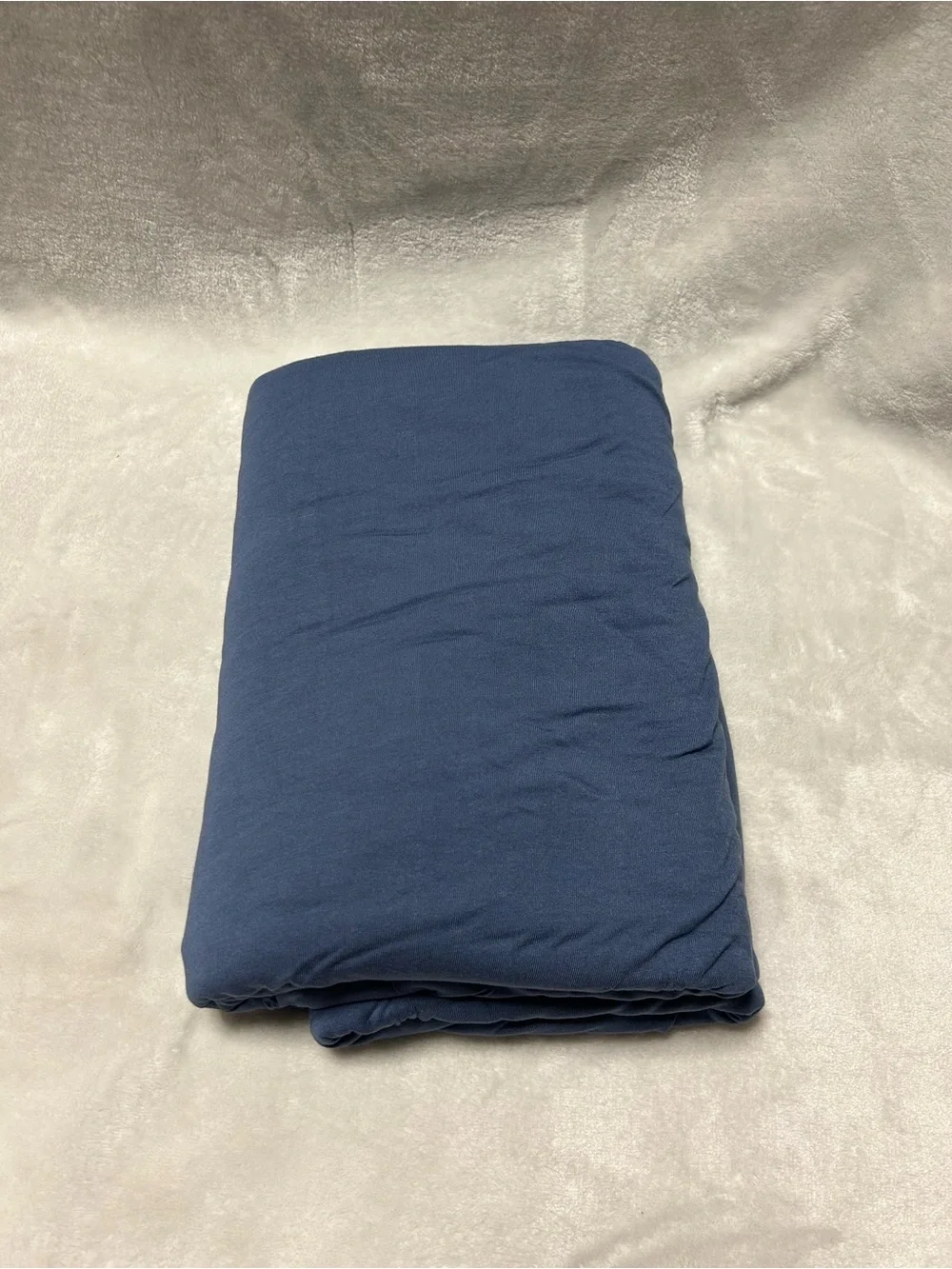 TEMPUR-PEDIC Vintage Indigo blue Rayon from Bamboo king flat sheet ONLY
